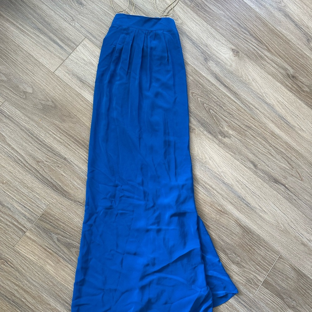 Elegant Blue Maxi Dress
